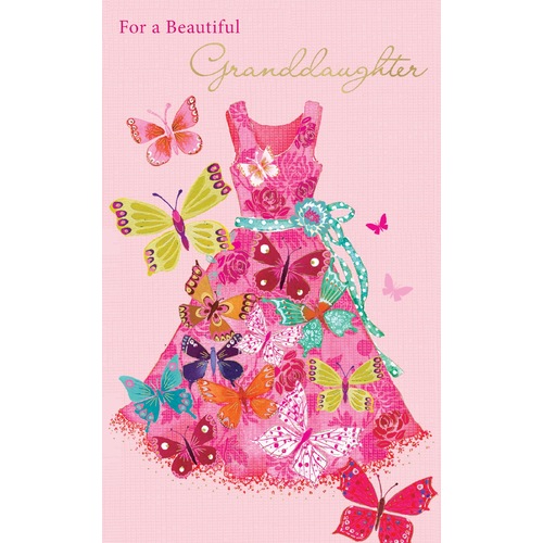 Card - For a Beautiful Granddaughter