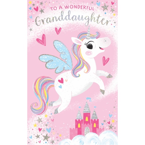 Card - Wonderful Granddaughter Birthday