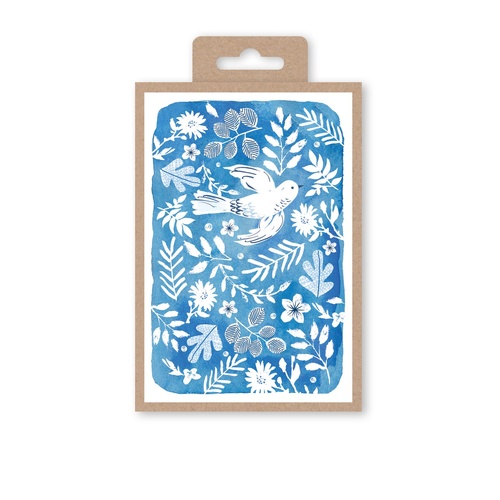 Notecards Box of 10 - Isabella Dove Cobalt