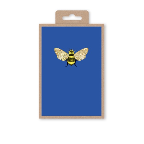 Notecards Box of 10 - Bumble Bee Blue