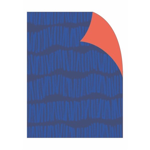 Gift Wrap - Navy Bookcase