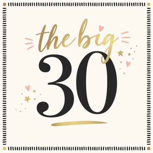 Card - 30th Big Birthday