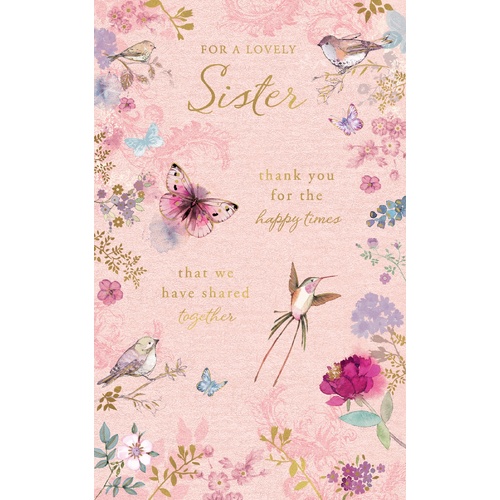 Card - Birthday Sister Birds