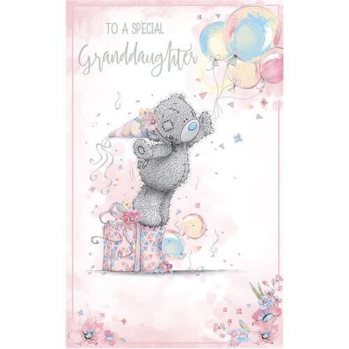 Card - Happy Birthday Granddaughter Balloons