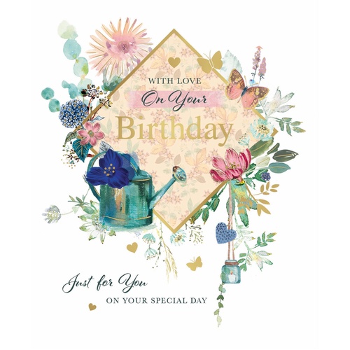 Card - On Your Birthday Floral