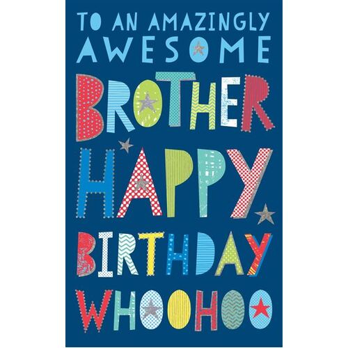 Card - Birthday Brother Awesome