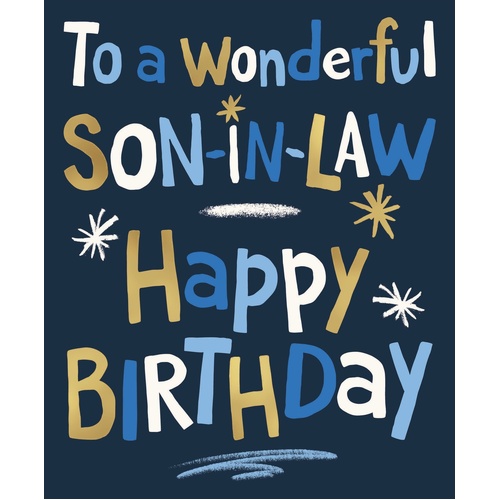 Card - Birthday Son-in-Law