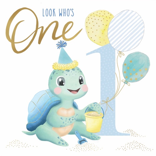 Card - Look Who's 1 (One)