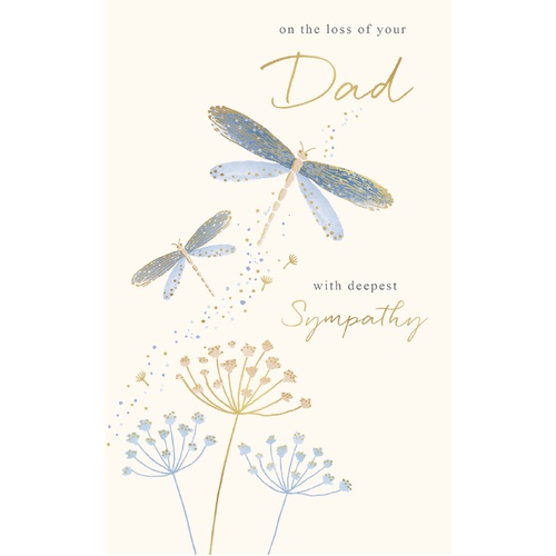 Card -With Deepest Sympathy Dad