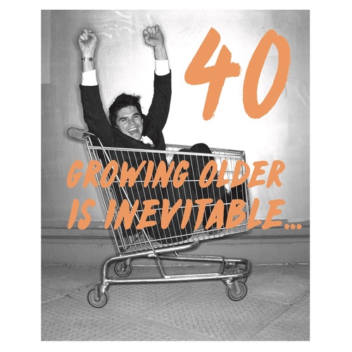 Card - Happy 40th Birthday Male