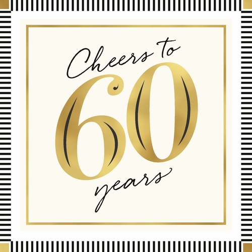 Card - Cheers to 60 Years