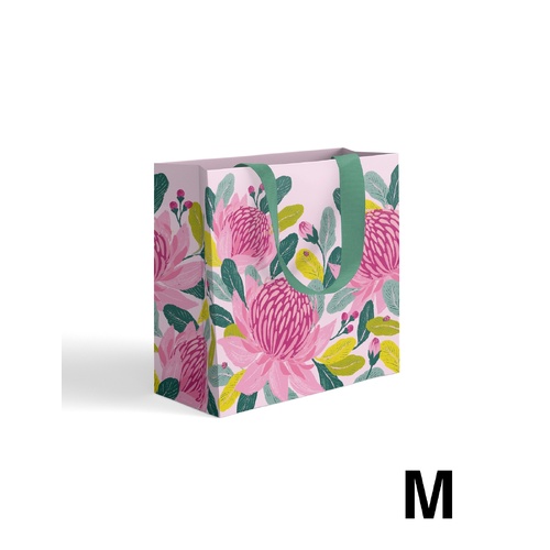 Gift Bag Medium - Pink Waratahs