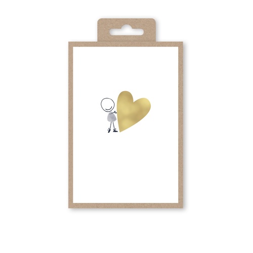 Notecards Box of 10 - Smudge with Heart