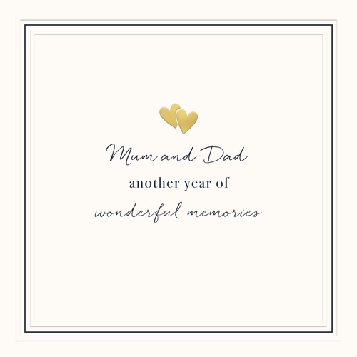 Card - Mum and Dad Wonderful Memories