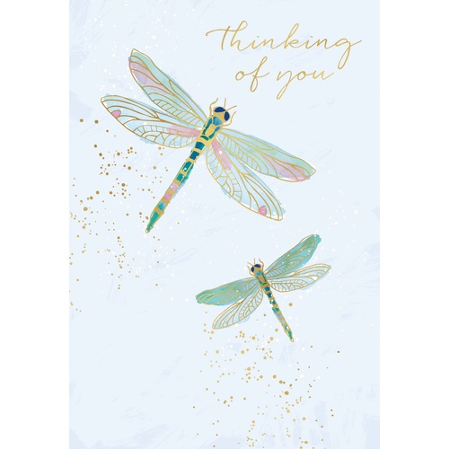 Card - Thinking of You Dragonflies