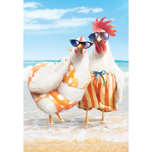 Card - Happy Anniversary Spring Chicken