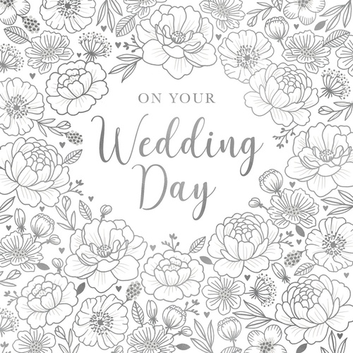 Card - On Your Wedding Day Roses