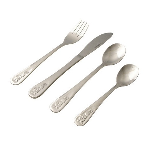 Cutlery Set 4 Piece S/Steel Bunny