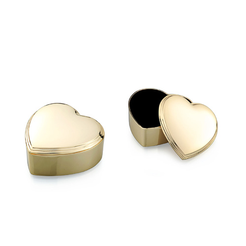 Trinket Box w/Gold Heart Top