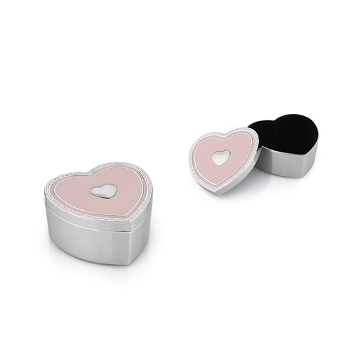 Trinket Box w/Pink Heart