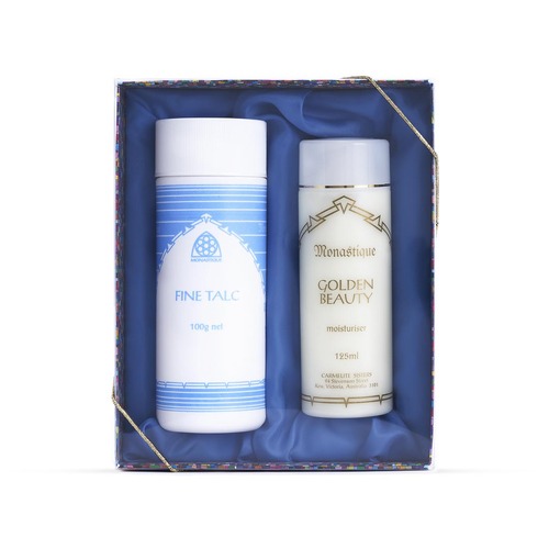 Golden Beauty and Talcum Powder Gift Set