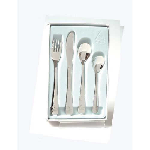 Cutlery Set 4 Piece S/Steel Duck