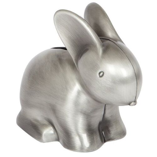 Money Box - Rabbit Pewter