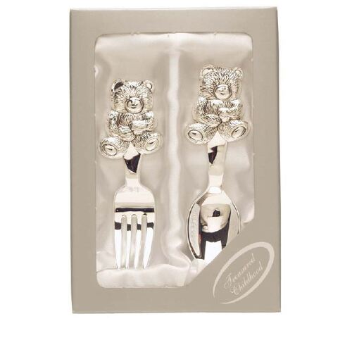 Cutlery Cuddly Bear Spoon and Fork