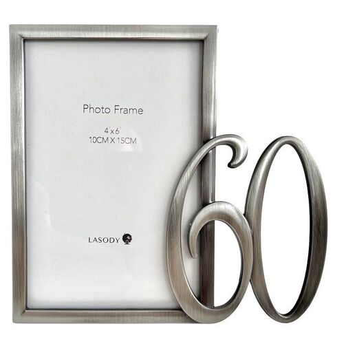 Pewter Photo Frame with 60