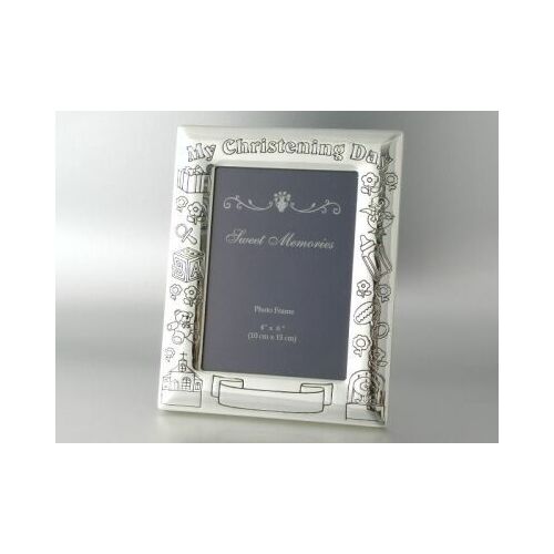 My Christening Day Photo Frame Embossed
