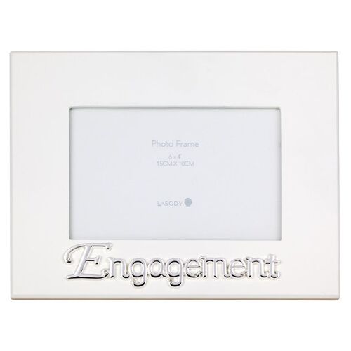 Engagement Frame w/ Silver White finish