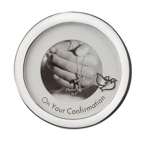 Confirmation Day Round Frame