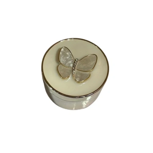 Trinket Box Butterfly Mariposa Epoxy