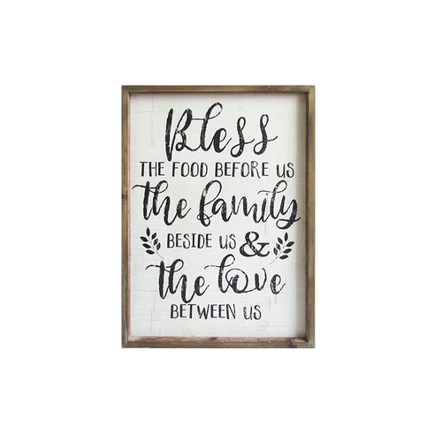 Plaque : Bless The Food