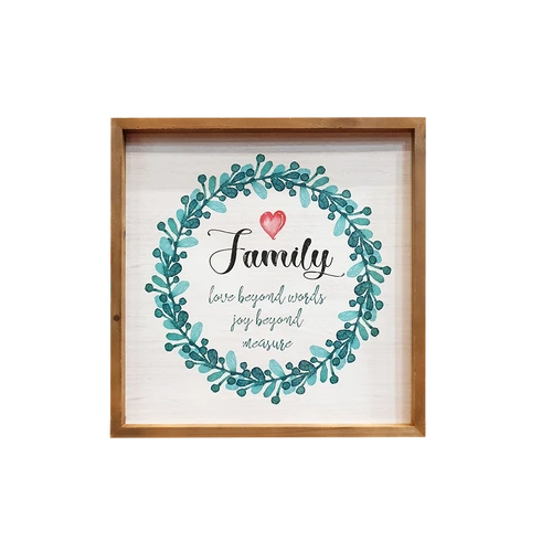 Plaque : Family - Love Beyond Words