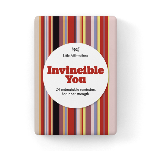 24 Inspirational Affirmation Cards - Invincible You