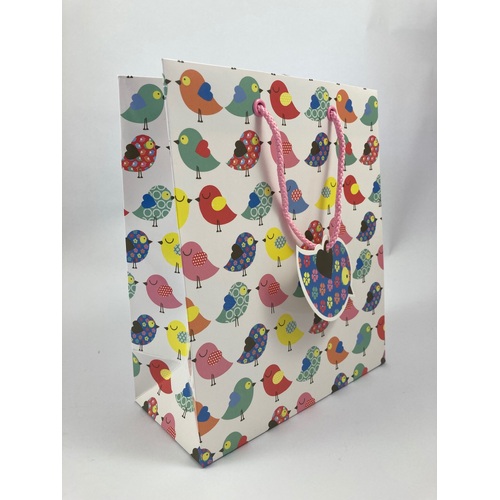 Gift Bag Medium - Cute Birdies