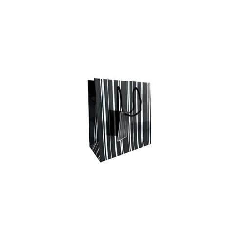 Gift Bag - Mini Black Stripes