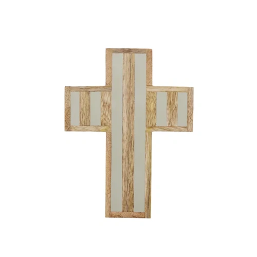 Ceres Wood/Resin Sage Cross - 200mm