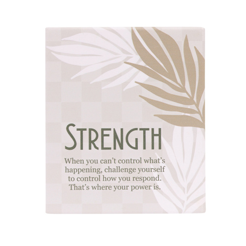 Tuscan Sun Strength Verse Plaque