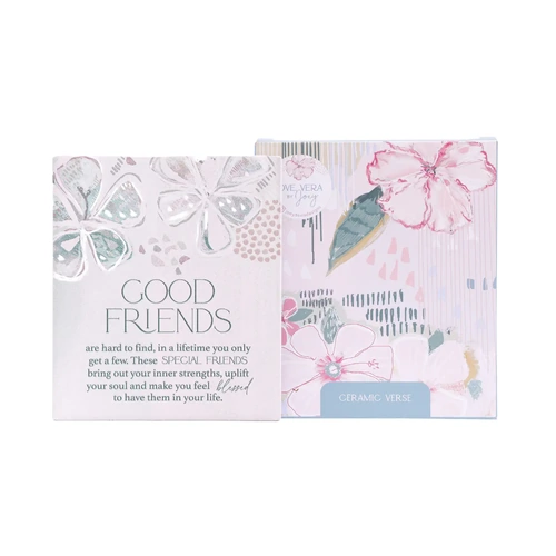 Love, Vera Good Friends Verse Plaque