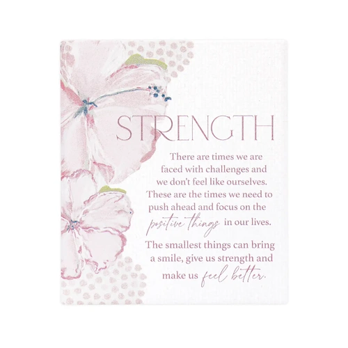Love, Vera Strength Verse Plaque