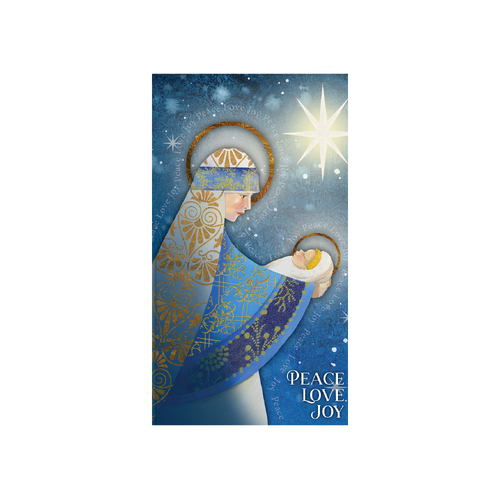 Holy Card Christmas - Peace, Love, Joy