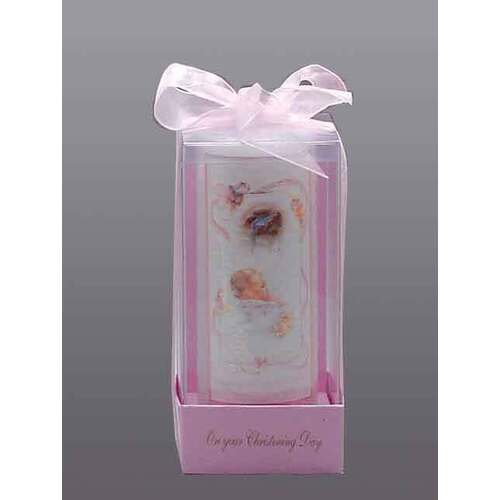 Candle Christening Girl Boxed 6x2