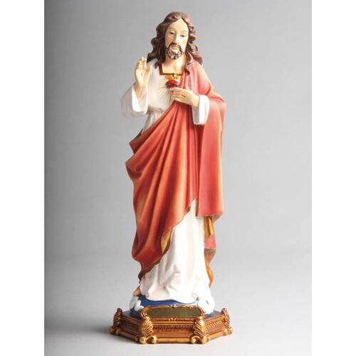 Statue 30cm Resin - Sacred Heart Jesus