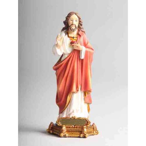 Statue 15cm Resin - Sacred Heart Jesus