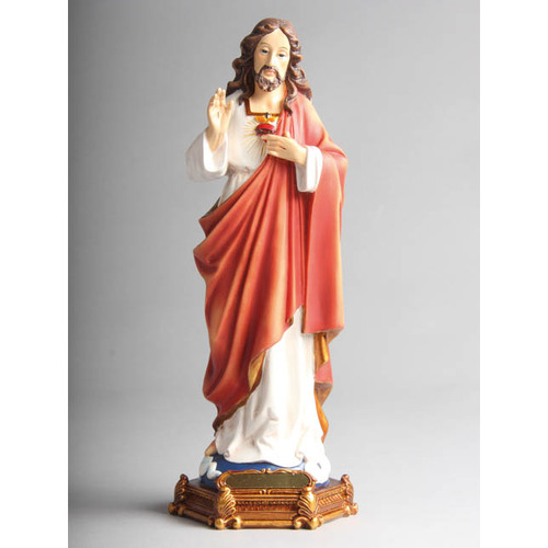 Statue 20cm Resin - Sacred Heart Jesus
