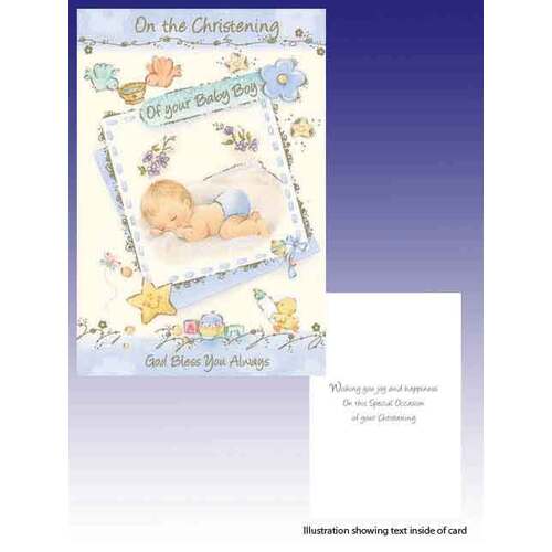 Card - Christening Boy