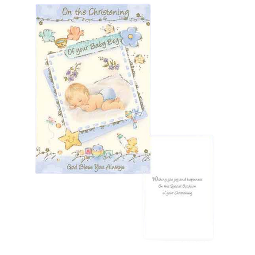 Card - Christening Boy