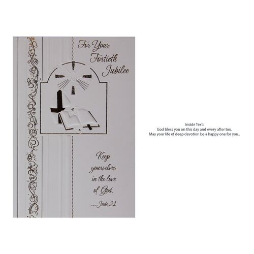 Card 40th Jubilee